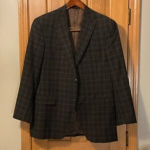 Jack Victor Classic Dark Plaid Men's Sport Coat
